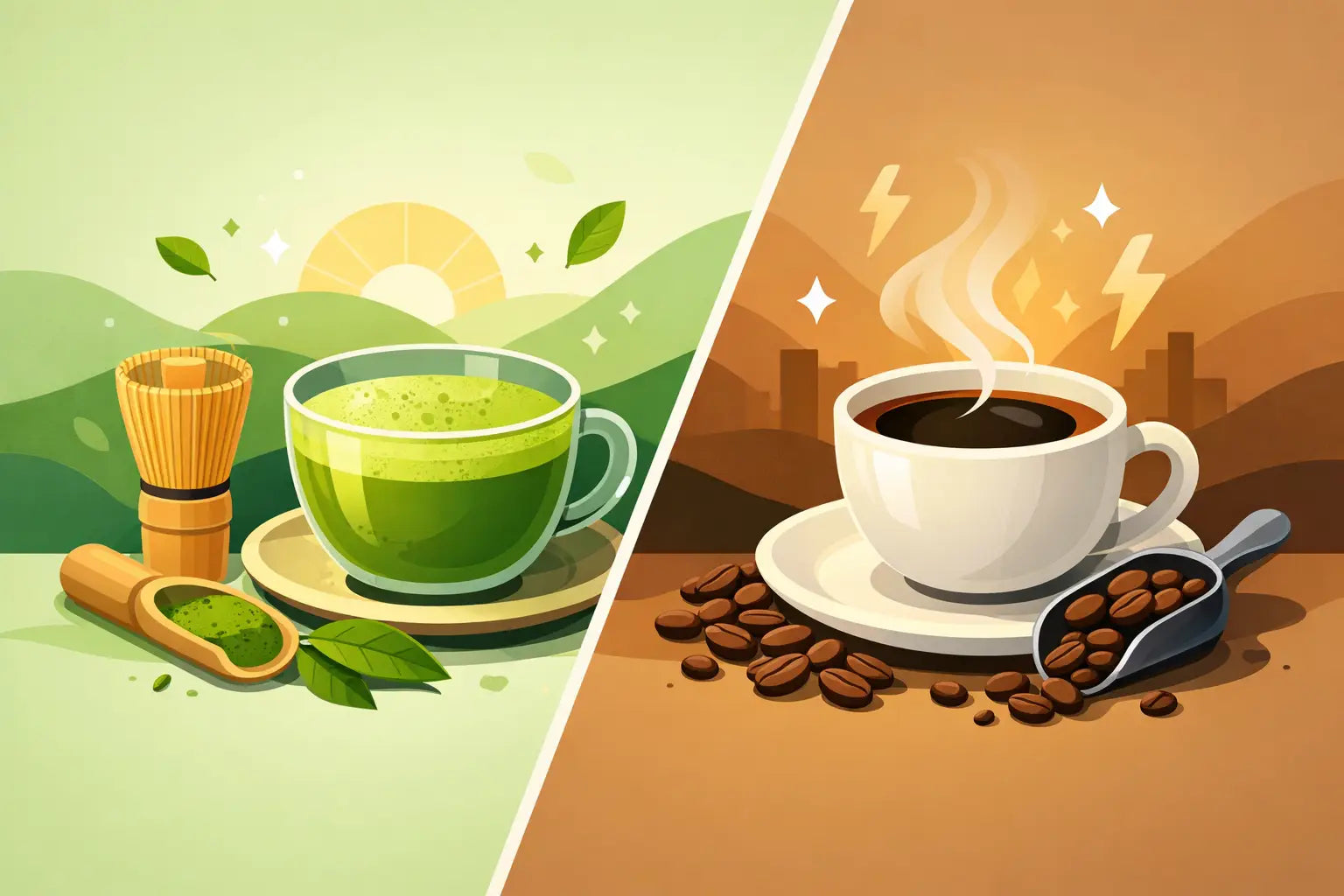 Matcha vs Coffee Energy: Which Feels Better? Ritual collection — BellofattoBrews