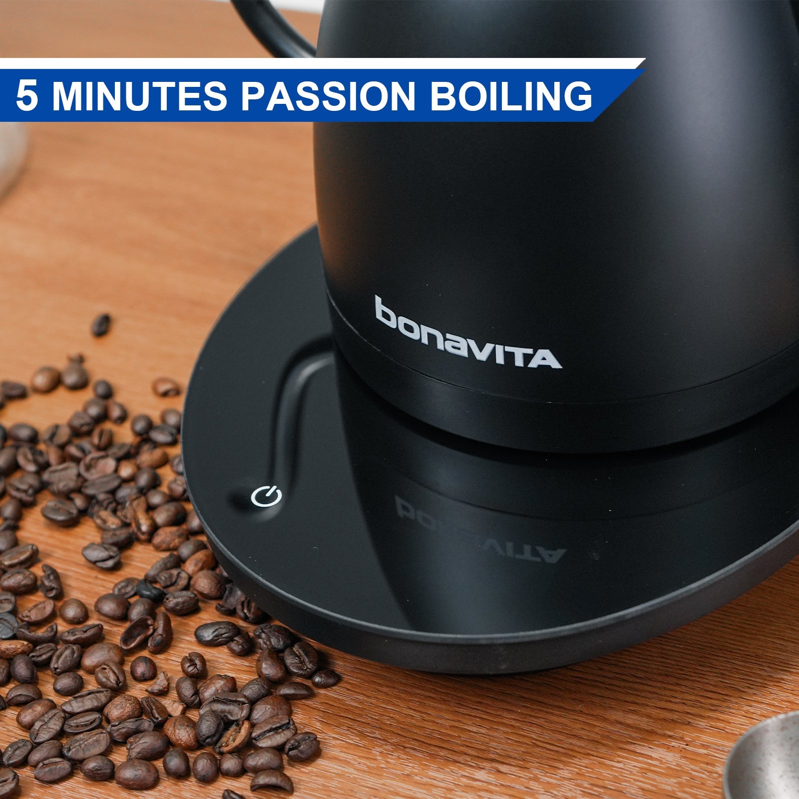 Bonavita Cosmopolitan 1.0L Gooseneck Precision Temperature Electric Kettle - Vitality Coffee