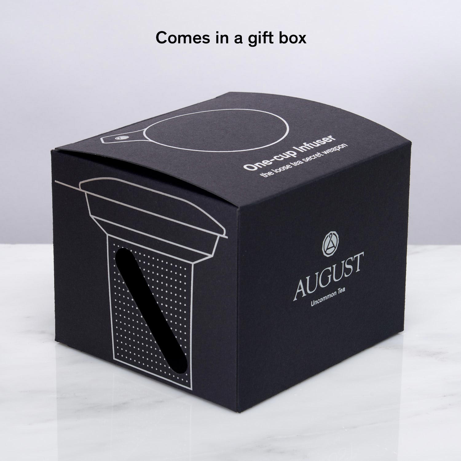 One Cup Infuser - Ditch the tea ball, this infuser is a game changer. August Uncommon Tea