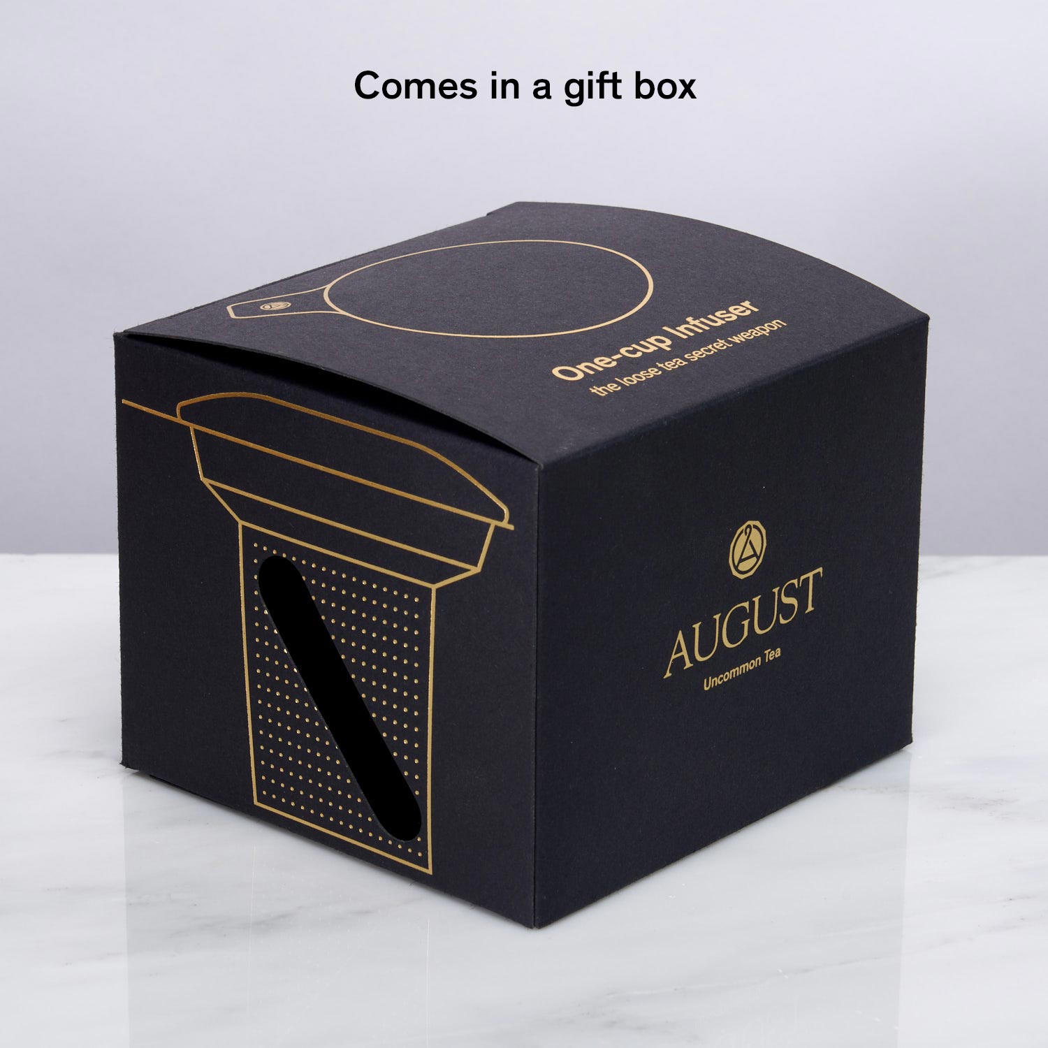 One Cup Infuser - Ditch the tea ball, this infuser is a game changer. August Uncommon Tea