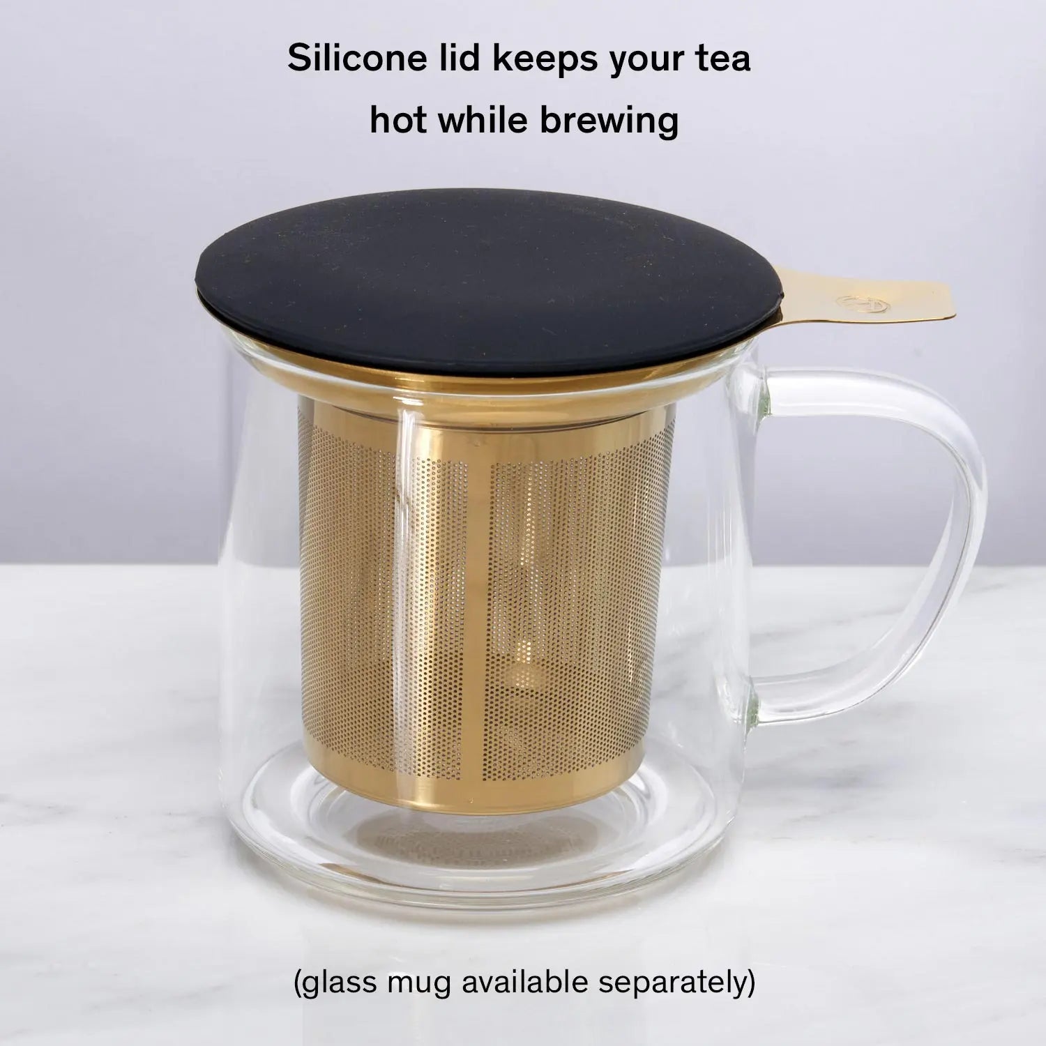 One Cup Infuser - Ditch the tea ball, this infuser is a game changer. August Uncommon Tea