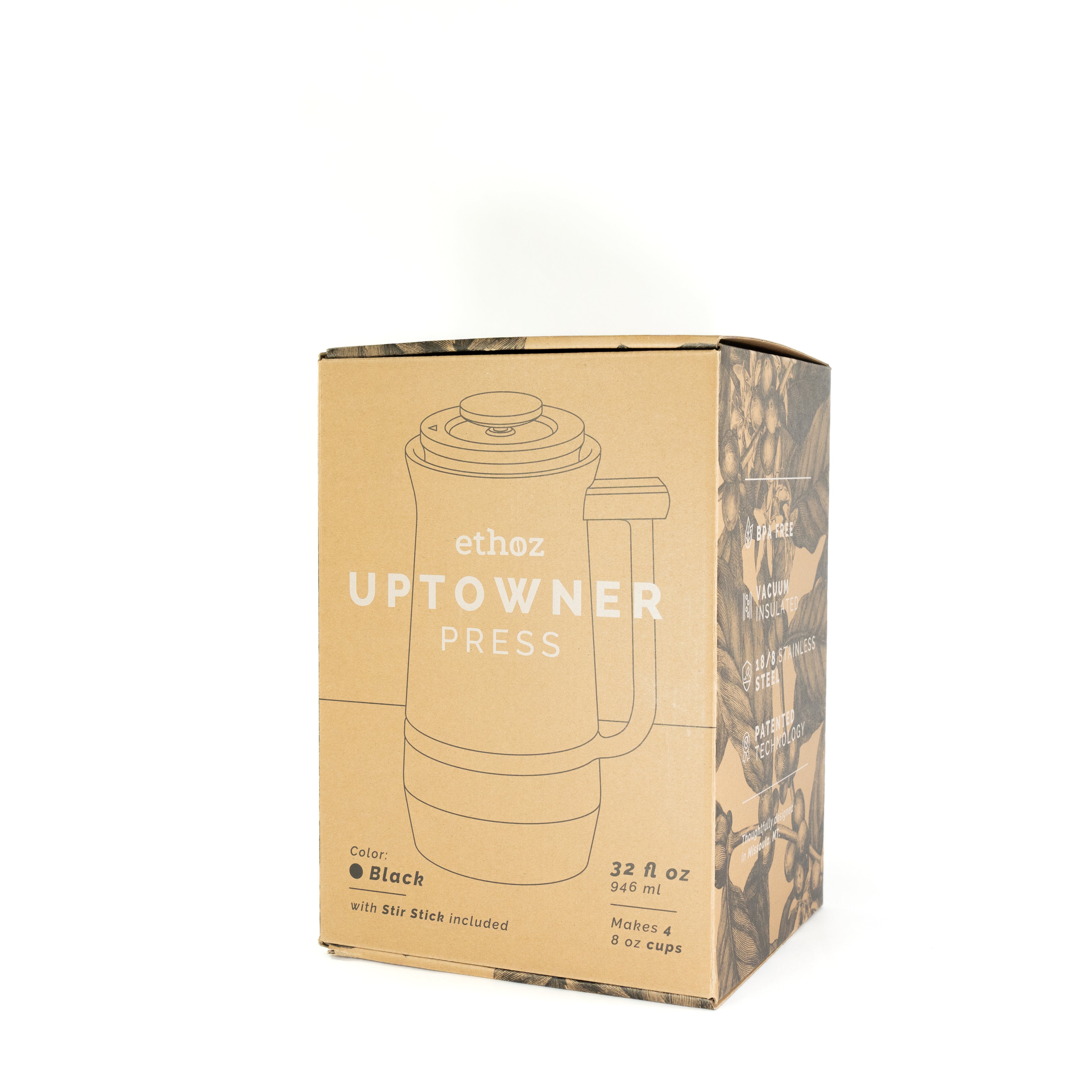 Ethoz Uptowner - 32 fl. oz. | Balanced, smooth, and full-flavored — BellofattoBrews specialty coffee