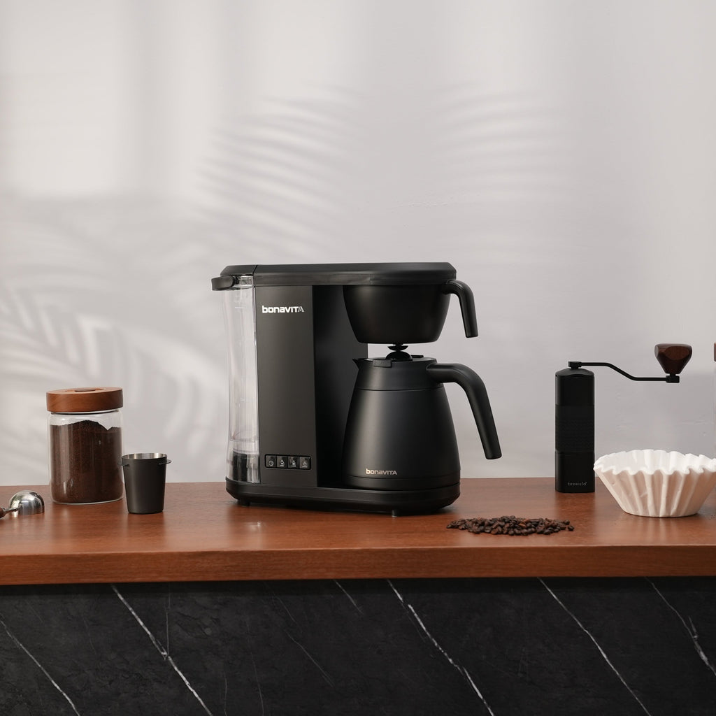 Enthusiast 8-Cup Drip Coffee Brewer with 1.3L Thermal or Glass Carafe - Vitality Coffee