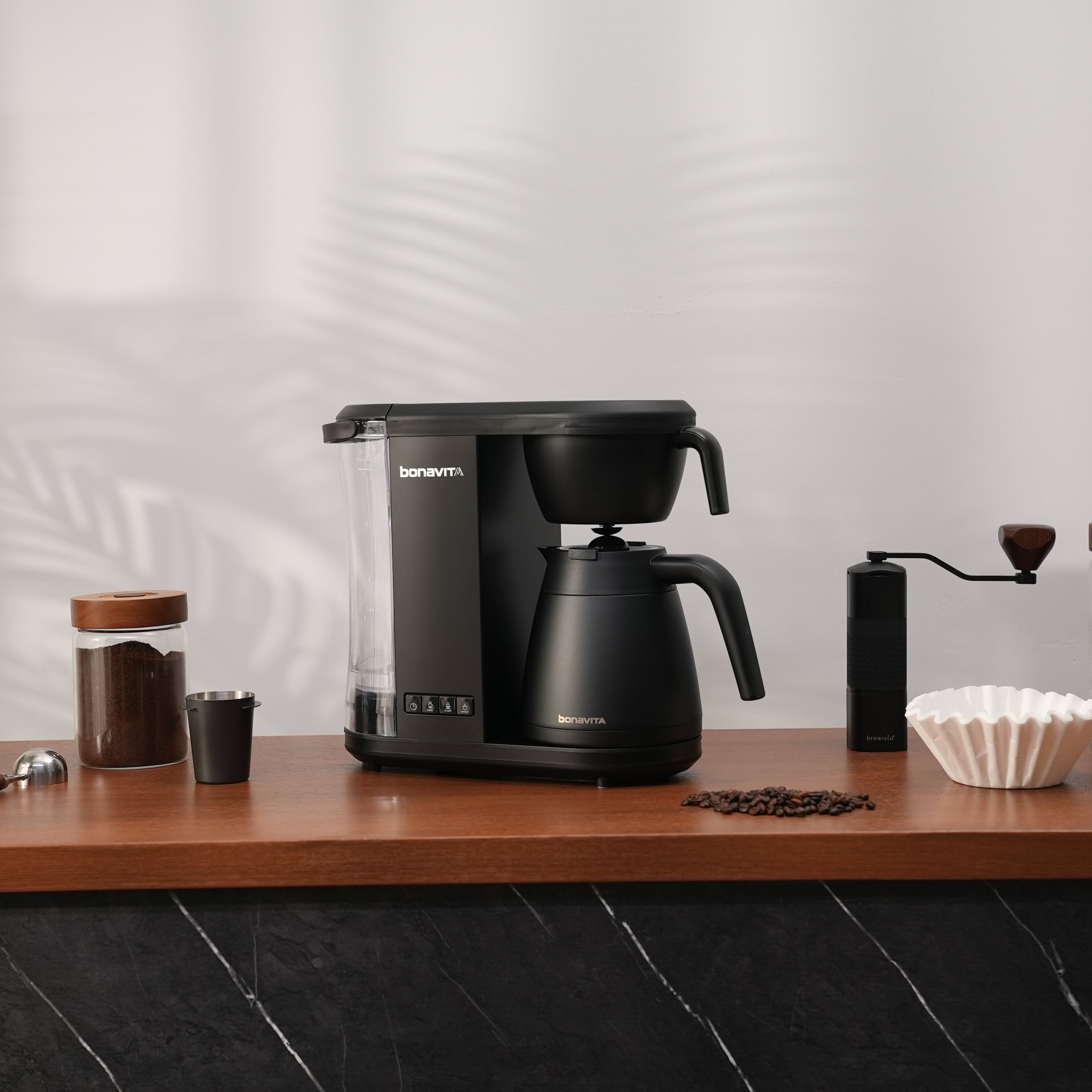 Enthusiast 8-Cup Drip Coffee Brewer with 1.3L Thermal or Glass Carafe - Vitality Coffee