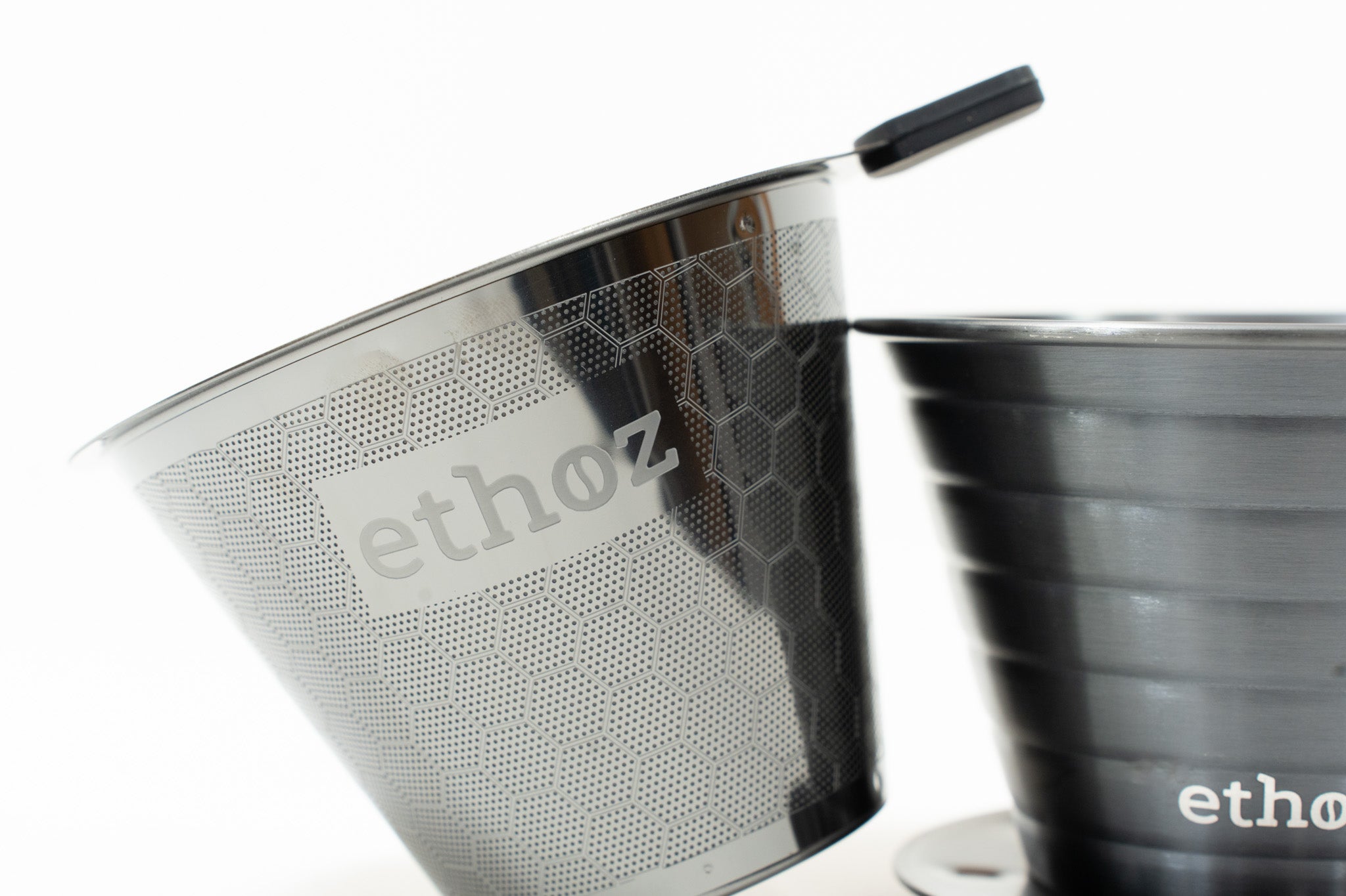 Ethoz Pour-Over and Reusable Filter | Clean, bright, and nuanced coffee with full flavor clarity — BellofattoBrews specialty coffee