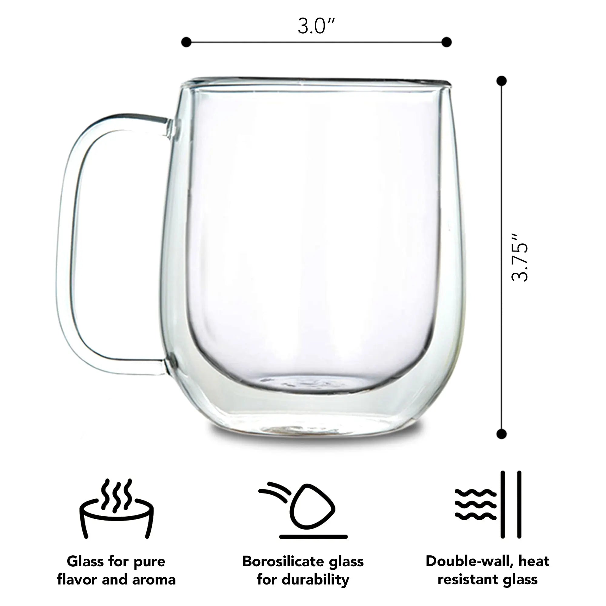 French Press Bundle, Glass Kaffe Products