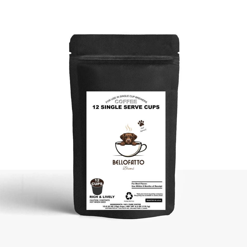 Bellofatto Original Roast | Single Serve Coffee Pods, 12 Pack