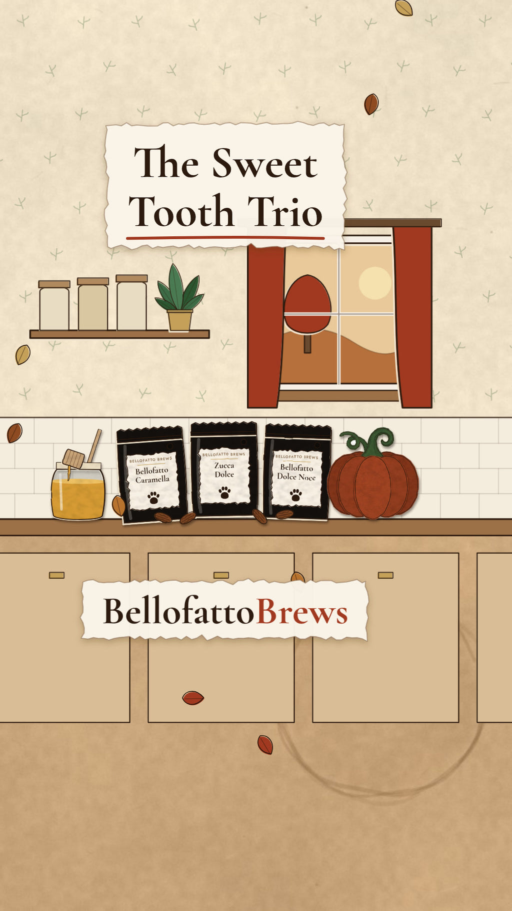 The Sweet Tooth Trio illustrated bundle artwork