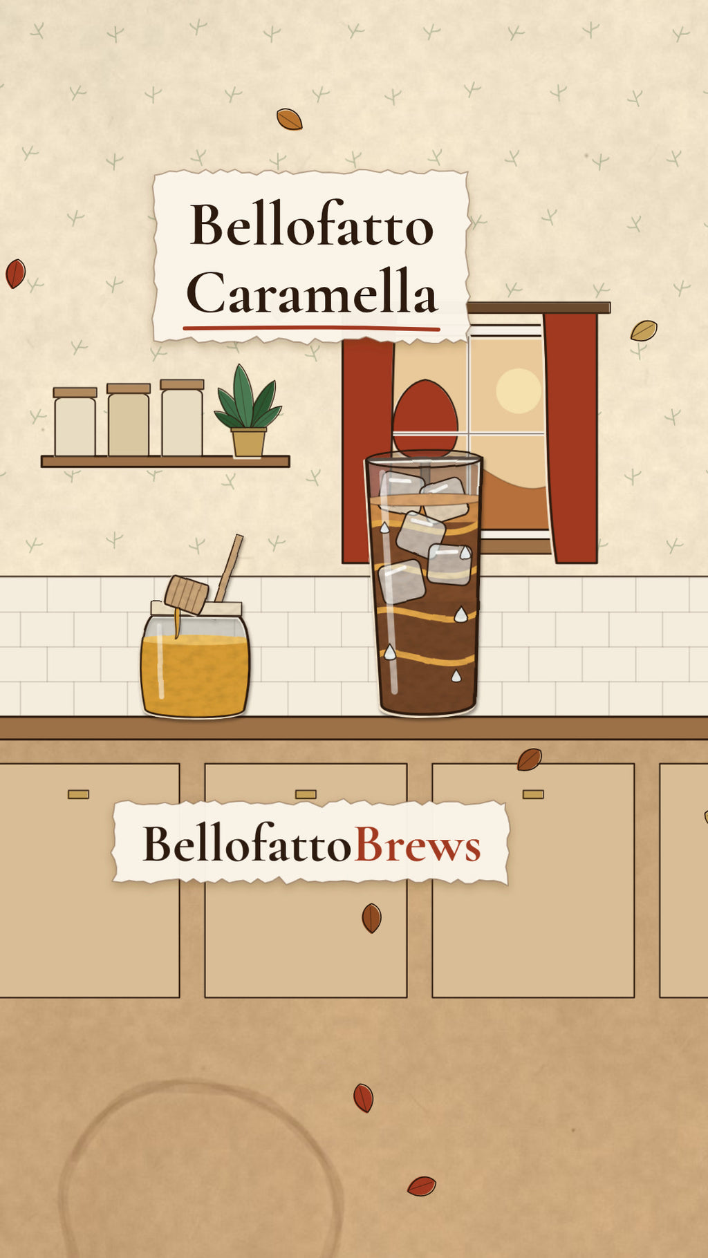 Bellofatto Caramella | Caramel illustrated hero