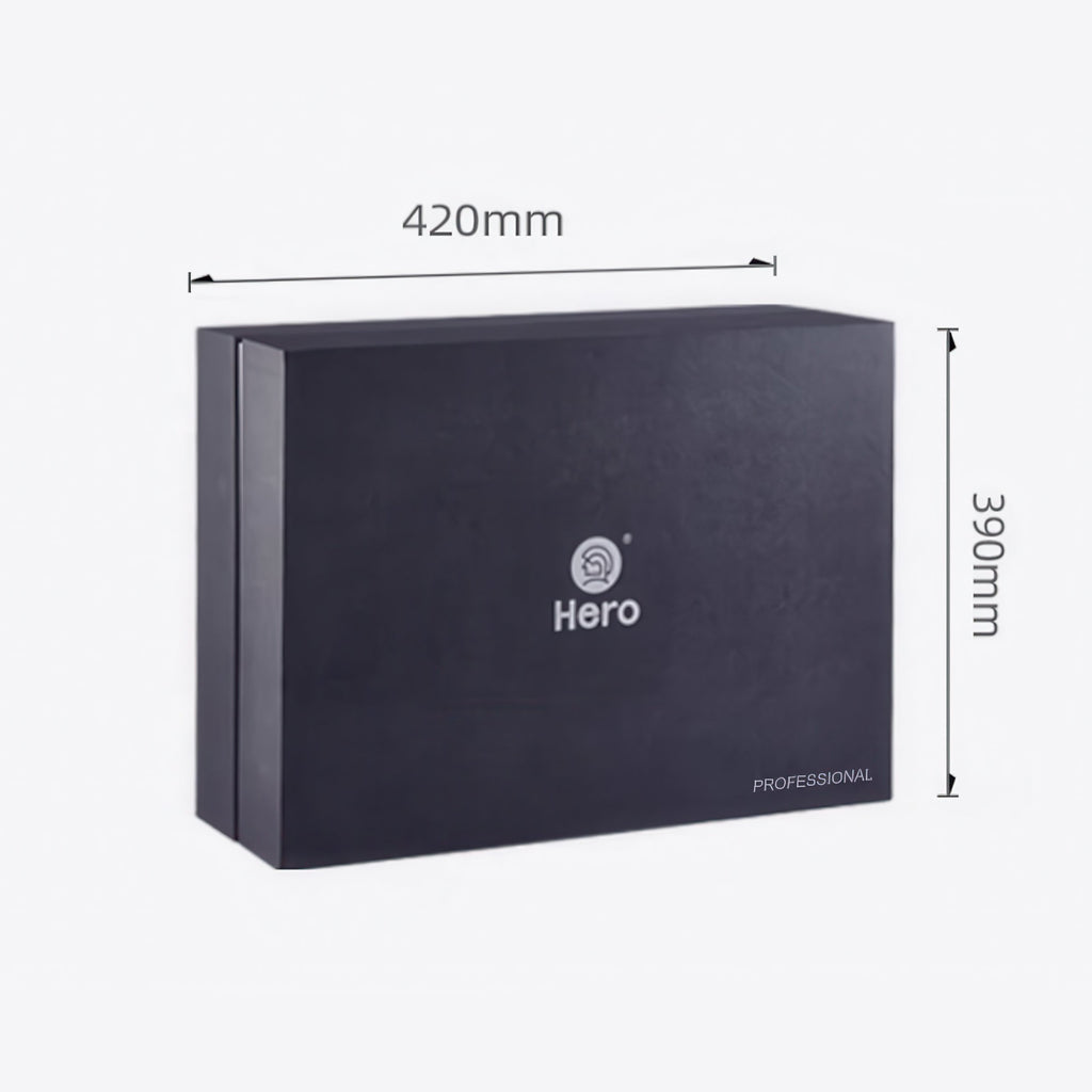 Lastaforest all-in-one pour-over coffee kit with black coffee tools set including dripper, server, and accessories for brewing.