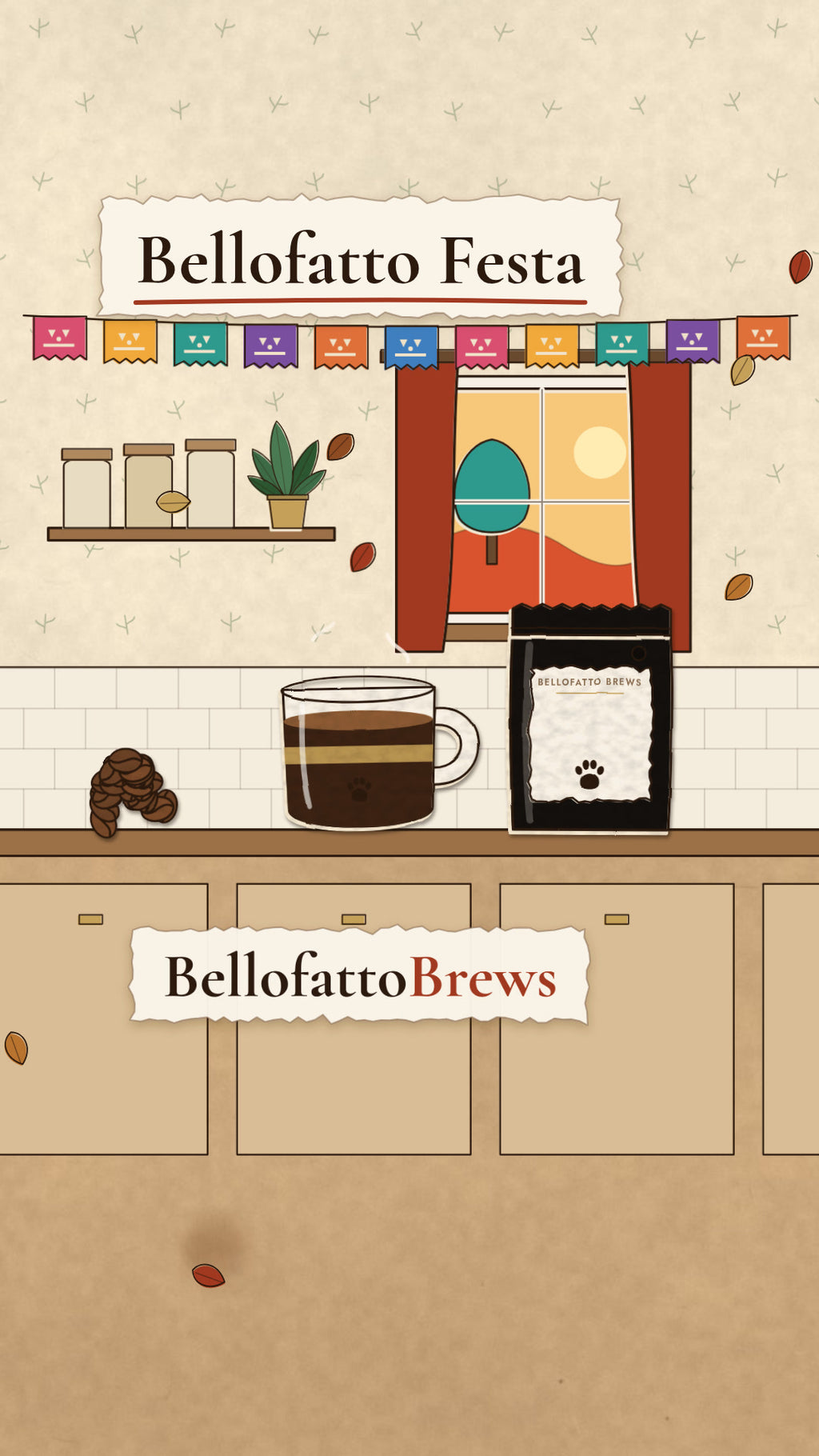 Bellofatto Festa | Mexico Single Origin illustrated hero