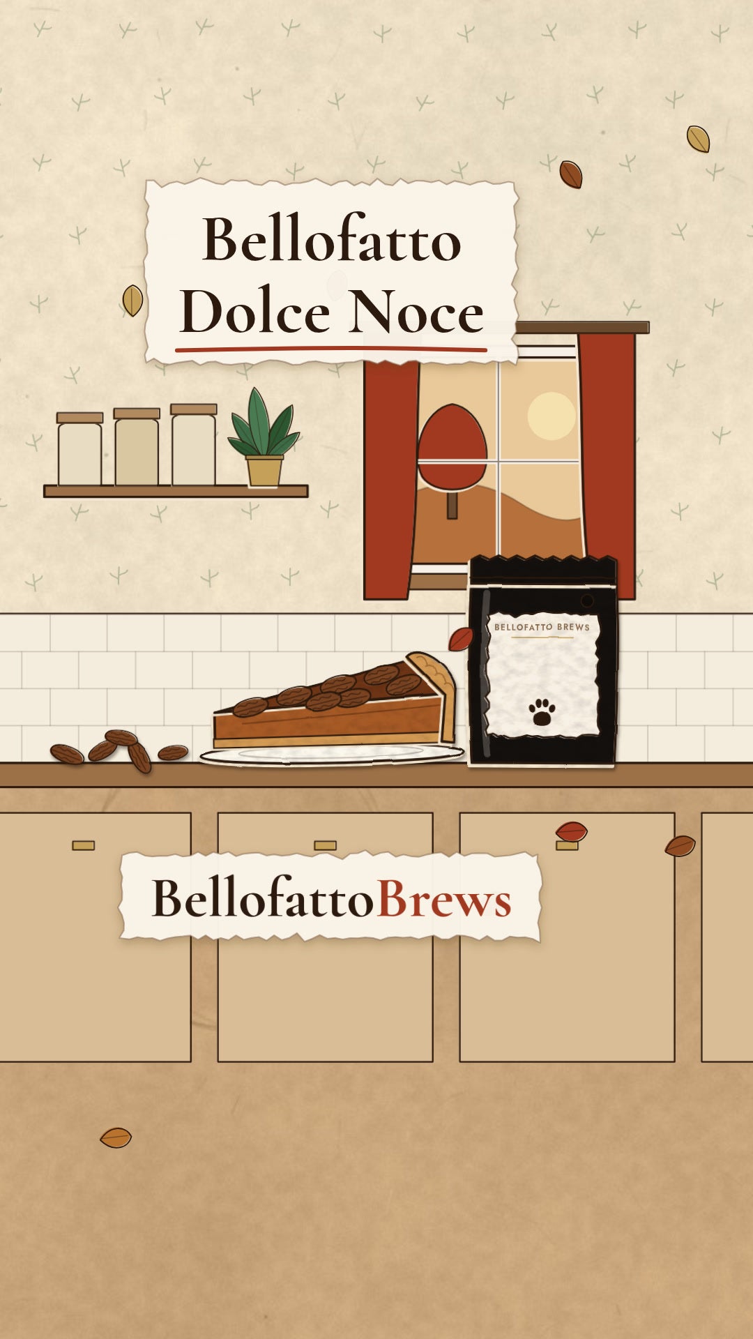 Bellofatto Dolce Noce | Pecan Pie illustrated hero
