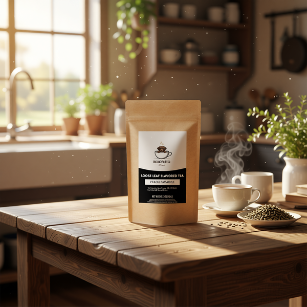 Pesca Bellofatto | Peach | Floral, natural, caffeine-variable by variety — BellofattoBrews loose leaf tea