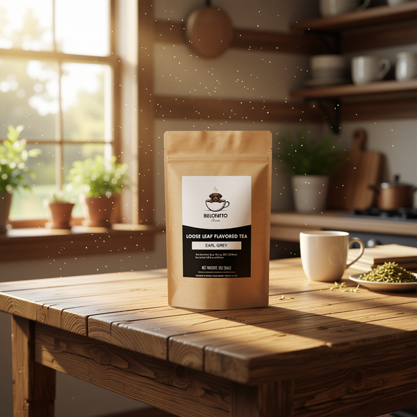 Earl of Bellofatto | Earl Grey | Floral, natural, caffeine-variable by variety — BellofattoBrews loose leaf tea