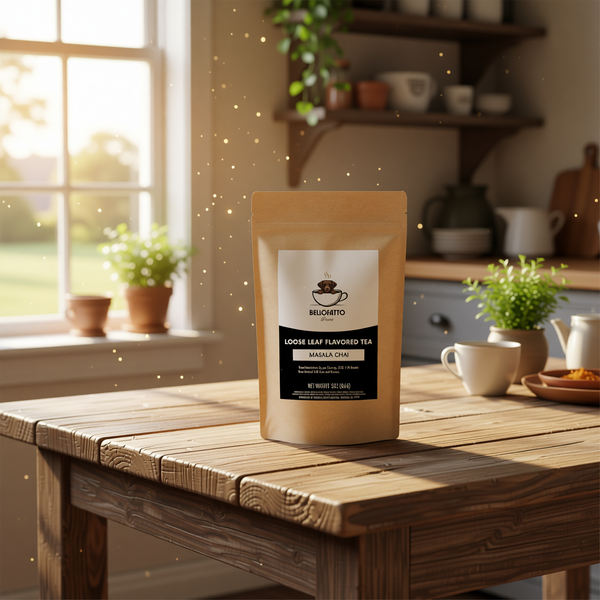 Masala Bellofatto | Masala Chai | Floral, natural, caffeine-variable by variety — BellofattoBrews loose leaf tea