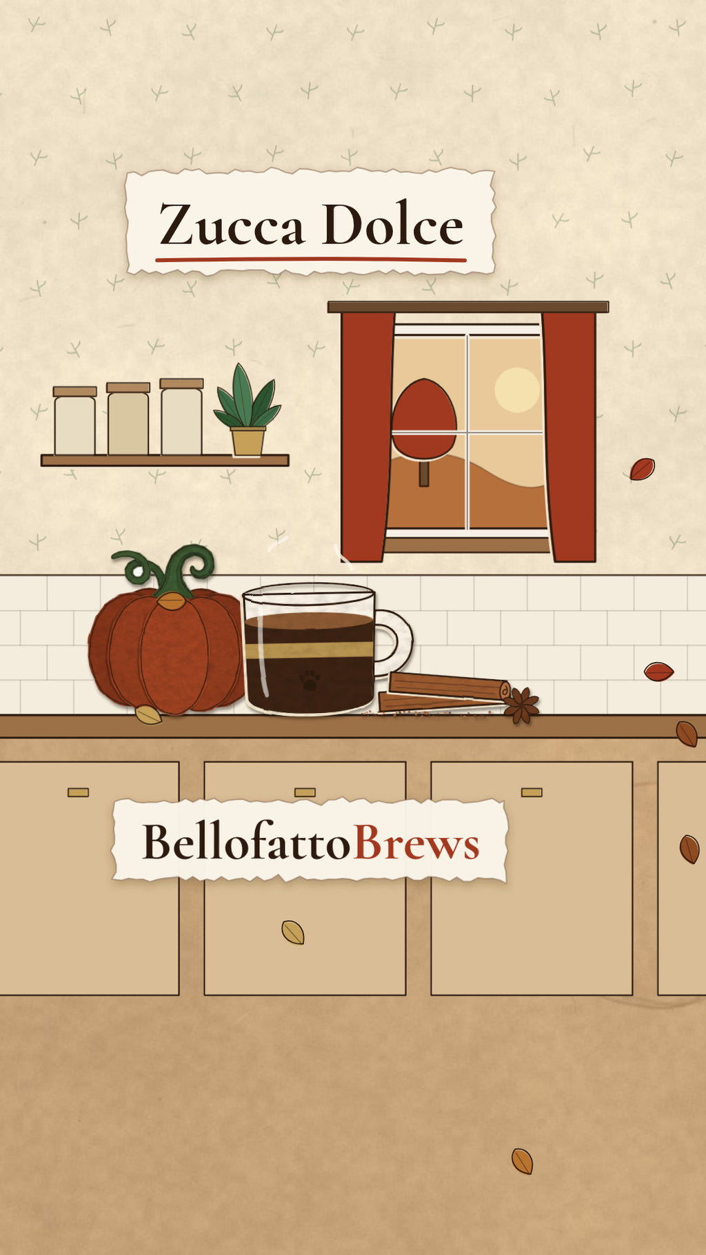 Zucca Dolce | Pumpkin Spice illustrated hero