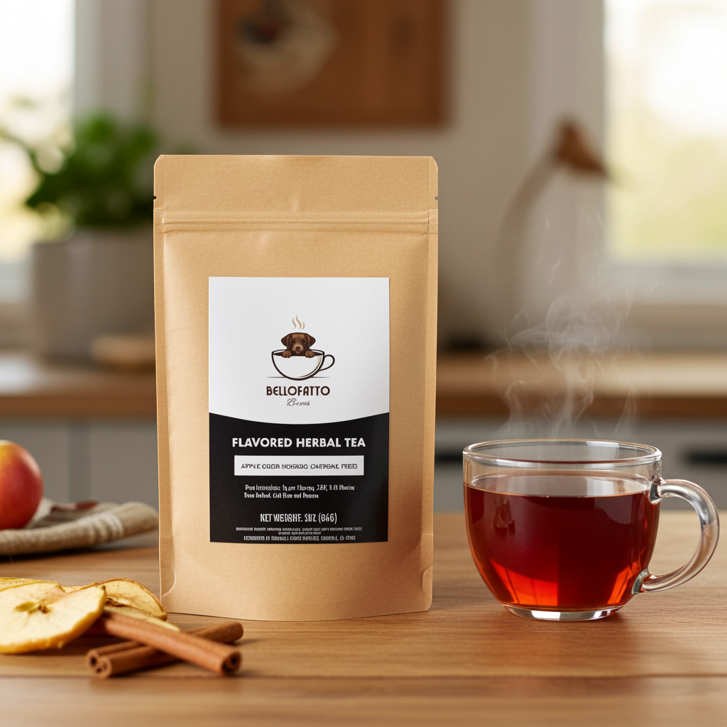 Crimson Orchard | Apple Cider Rooibos | Floral, natural, caffeine-variable by variety — BellofattoBrews loose leaf tea